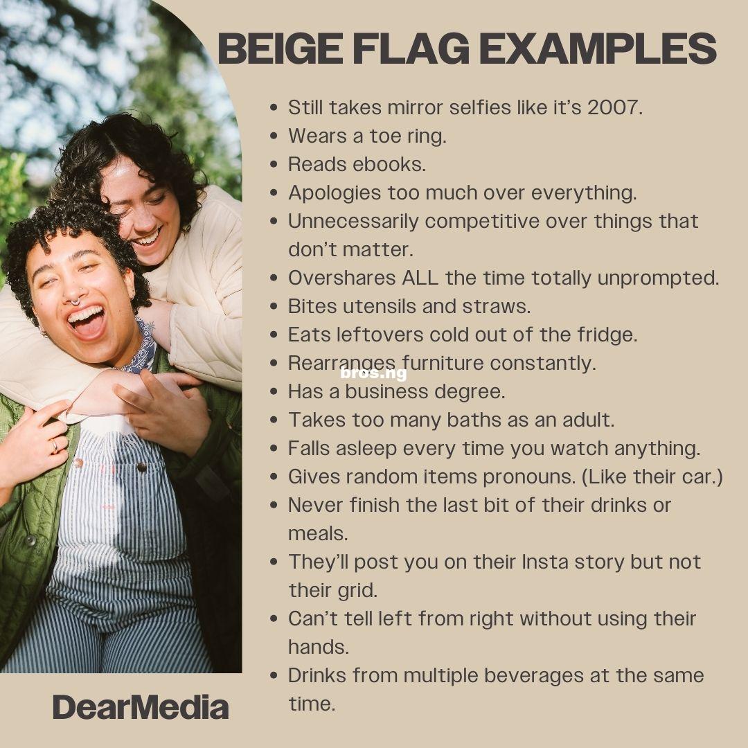 Everything You Need to Know About Beige Flags in Relationships